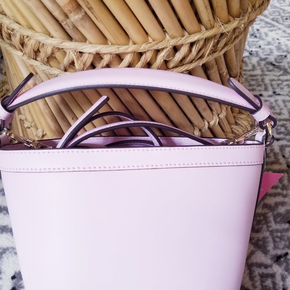 Kate Spade Pippa Flock Party Small Bucket Bag - Picture 6 of 9